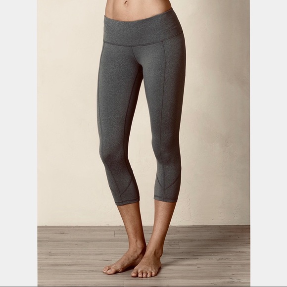Prana Pants - Women's Prana Prism Capri Leggings - Heather Grey
